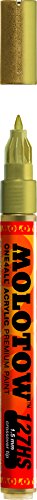 Product Cover Molotow ONE4ALL Acrylic Paint Marker, 1.5mm, Metallic Gold, 1 Each (127.506)