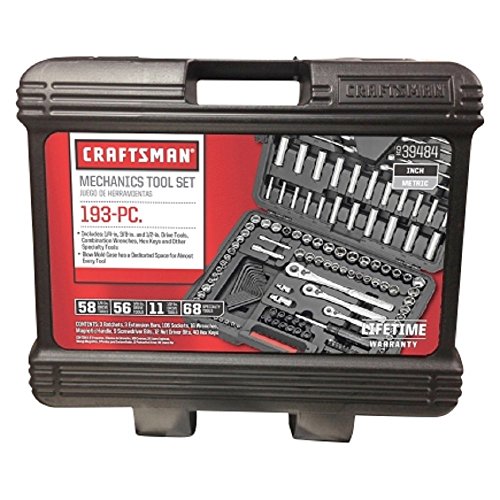 Product Cover CRAFTSMAN Mechanics Tool Kit, 1/4-Inch Drive, 193 Pieces (939484)