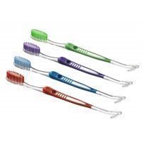 Product Cover Orthodontic Toothbrushes x 4 ~ V Trim Double-Ended (4 Colour Pack)