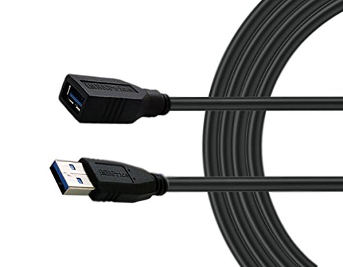 Product Cover iMBAPrice USB 3.0 Extender - 15 Feet SuperSpeed USB 3.0 A Male to USB 3.0 A Female Extension Cable (Black)