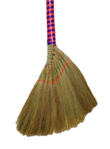 Product Cover One Vietnamese Soft Fan (Straw) Broom, 40 Inch