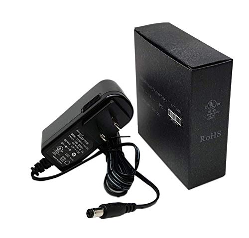 Product Cover iMBAPrice 12V DC Wall Power Adapter UL Listed Power Supply (5-Feet, 12V 1A(1000mA))
