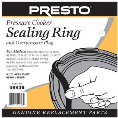 Product Cover Presto 09936 Pressure Cooker Sealing Ring