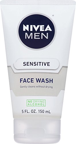 Product Cover NIVEA Men Sensitive Face Wash - Cleanses Without Drying Sensitive Skin - 5 fl. oz. Bottle