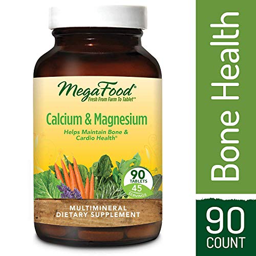 Product Cover MegaFood - Calcium, Magnesium & Potassium, Supports Healthy Bones & Muscles, 90 Tablets (FFP)