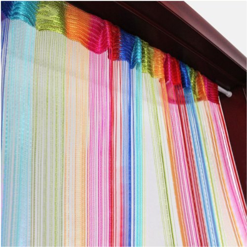 Product Cover Tangpan 6 Color Colorful Door Window Panel Room Divider Curtain String Strip Tassel in Party Events