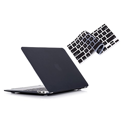 Product Cover RUBAN Plastic Hard Case and Keyboard Cover for MacBook Air 11 inch (Models: A1370 / A1465) - Black