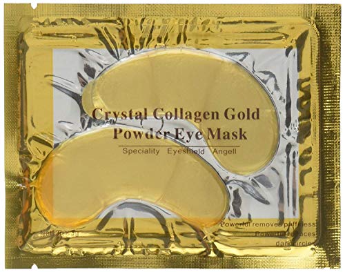 Product Cover 100 Crystal 24K Gold Powder Gel Collagen Eyes Masks Sheet Patch Anti Ageing Remove Bags Dark Circles & Puffiness Skin Care Anti Wrinkle Moisturising Hydrating