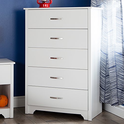 Product Cover South Shore Fusion 5-Drawer Chest, Pure White