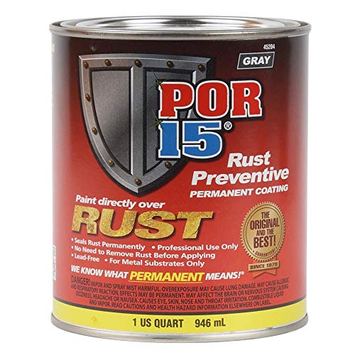 Product Cover POR-15 45204 Rust Preventive Coating Gray - 1 quart