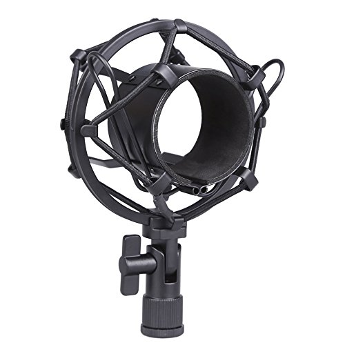 Product Cover Koolertron Universal 50MM Microphone Shock Mount For 48MM-54mm Diameter Condenser Mic (Black)