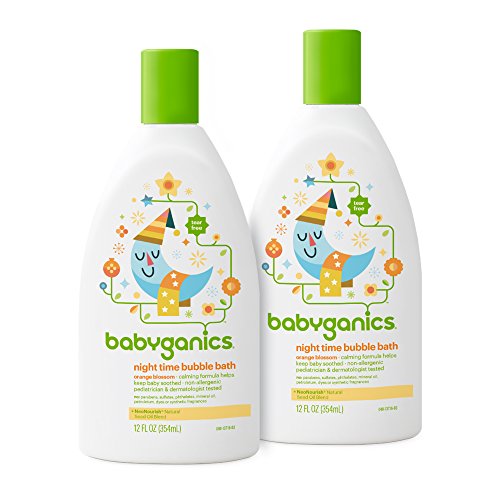 Product Cover Babyganics Baby Bubble Bath, Orange Blossom, 12oz Bottle, (Pack of 2)
