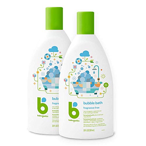 Product Cover Babyganics Bubble Bath, Fragrance Free, 20oz, 2 Pack, Packaging May Vary