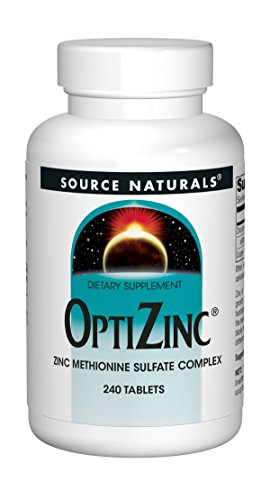 Product Cover Source Naturals OptiZinc Methionine Sulfate 30mg, 240 Tab