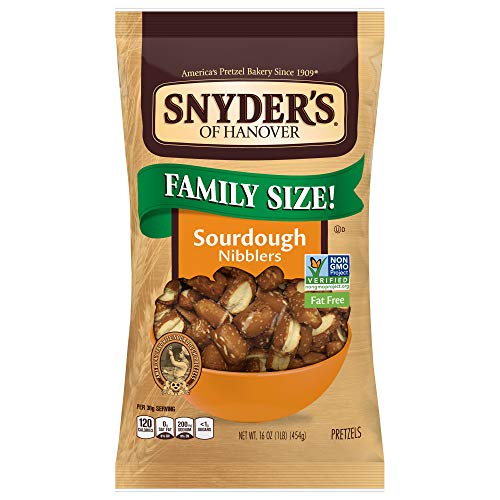 Product Cover Snyder's of Hanover Pretzels, Sourdough Nibblers, 16 Ounce (Pack of 12)