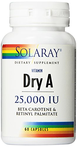 Product Cover Solaray A Dry 25000IU Supplement, 60 Count