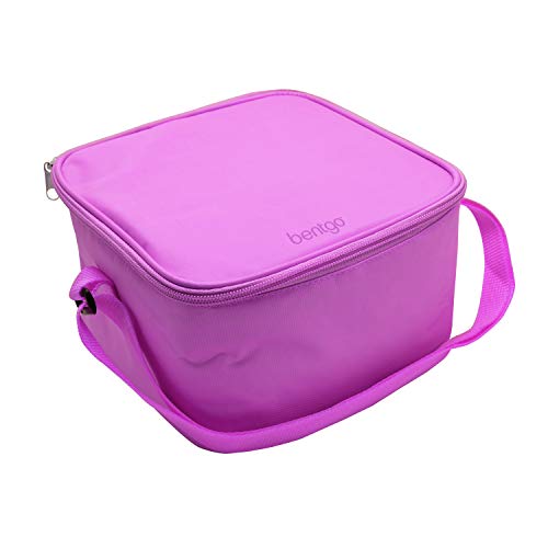 Product Cover Bentgo Bag (Purple) - Insulated Lunch Bag Keeps Food Cold On the Go - Fits the Bentgo Classic Lunch Box, Bentgo Cup, Bentgo Sauce Dippers and an Ice Pack - Also Works For Other Food Storage Containers