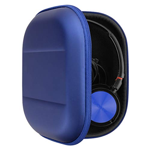 Product Cover Headphones case for SONY MDR-ZX100, ZX300, ZX310, ZX400, XB200, ZX102DPV Headphone Carrying Case/Bag (Blue)