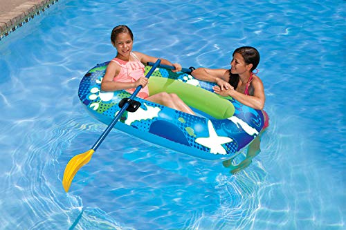 Product Cover Poolmaster 87320 Swimming Pool and Lake Inflatable Boat, Deep Sea