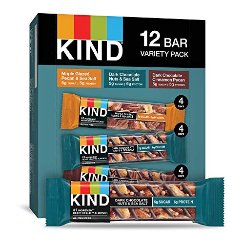Product Cover KIND Bars, Nuts and Spices Variety Pack, Gluten Free, Low Sugar, 1.4 Ounce Bars, 12 Count