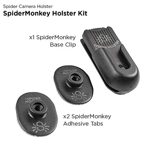 Product Cover Spider Holster - SpiderMonkey Accessory Holster Kit - Belt Clip with Adhesive tabs for Your Camera Gear!