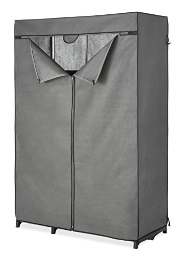 Product Cover Whitmor COVER ONLY for Double Rod Closet with Heavy Duty Zipper - Gray