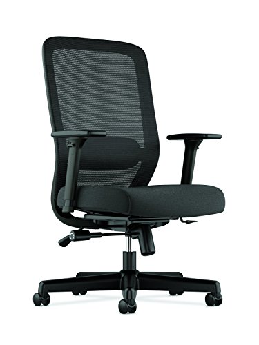 Product Cover HON Exposure Mesh Task Chair - Computer Chair with 2-Way Adjustable Arms for Office Desk, Black (HVL721)
