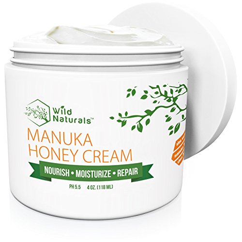 Product Cover Manuka Honey Healing Eczema Cream : Aloe Vera + Shea Butter + Coconut Oil + Hemp Seed Oil Anti Itch Natural Moisturizer Face and Body Lotion for Dry Skin Dermatitis Psoriasis Rosacea Sunburn Relief
