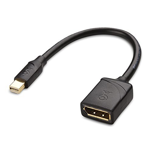 Product Cover Cable Matters 101004-BLACK Mini DisplayPort to DisplayPort Male to Female Adapter (Black)