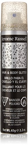 Product Cover Jerome Russell Hair and Body Glitter Spray Silver