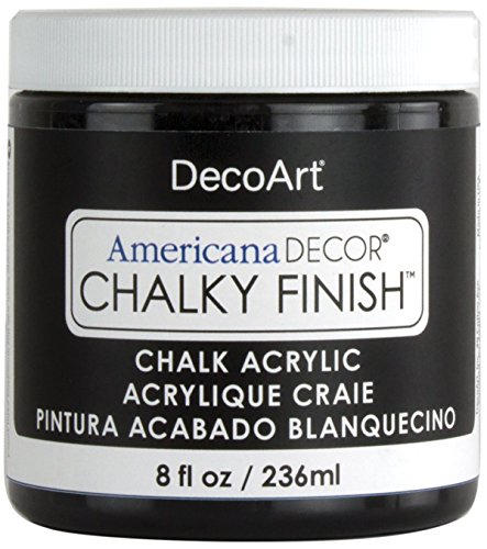 Product Cover DecoArt Americana Chalky Finish Paint 8oz, Carbon