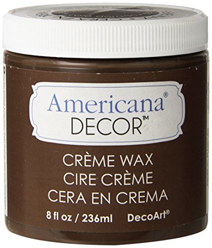 Product Cover DecoArt ADM8-07-36 Americana Decor Creme Wax, 8-Ounce, Deep Brown