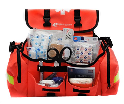 Product Cover MFASCO - First Aid Kit - Complete Emergency Response Trauma Bag - for Natural Disasters - Orange