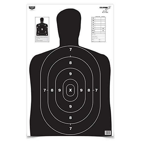 Product Cover Birchwood Casey Eze-Scorer BC27 Paper Target (Per 5), Black, 23 x 35-Inch