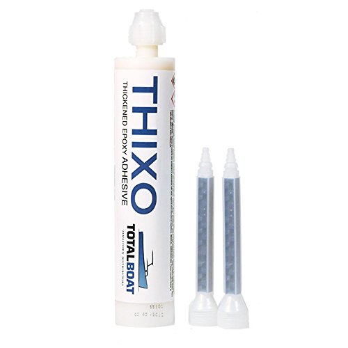 Product Cover TotalBoat Thixo (185ml Cartridge) | Thickened Epoxy Adhesive | for Bonding, Gluing, Sealing and Filling | Use on Wood, Fiberglass, Metals, Brick, Stone, Glass, Tile & More