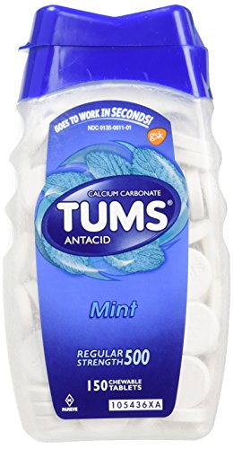 Product Cover TUMS Antacid, Regular Strength Chewable Tablets, Mint 150 ea