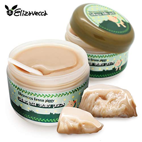 Product Cover Elizavecca Green Piggy Collagen Jella Pack Pig Mask for Wrinkles Intense Hydration 100 g, 3.53 Ounce