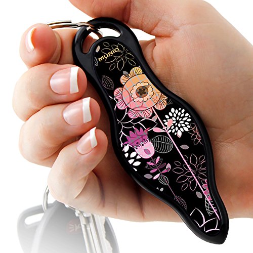 Product Cover MUNIO Designer Self Defense Kubotan Keychain with Ebook (Modern Flowers)