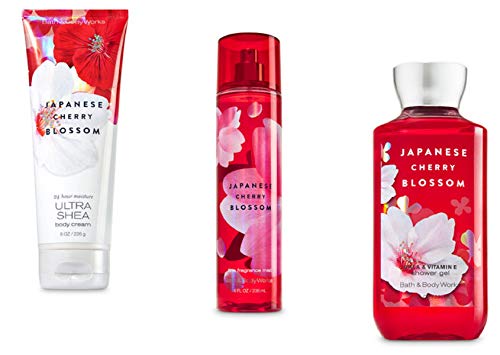 Product Cover Bath & Body Works Japanese Cherry Blossom Body Set | Shower Gel, Body Cream & Fragrance Mist