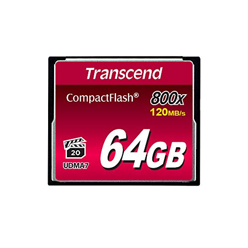 Product Cover Transcend 64GB CompactFlash Memory Card 800x (TS64GCF800)
