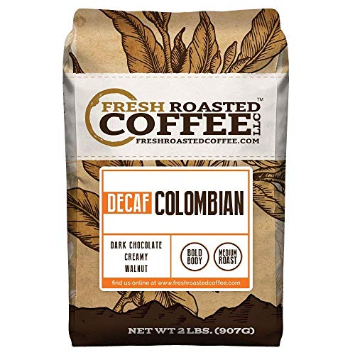 Product Cover Decaf 100% Colombian, Whole Bean, Fresh Roasted Coffee LLC (2 lb. Whole Bean) by Fresh Roasted Coffee