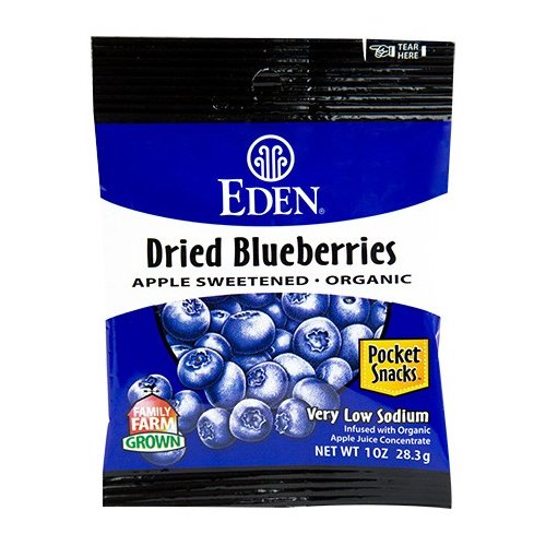 Product Cover Eden Foods Organic Dried Wild Blueberries 28 GMS.