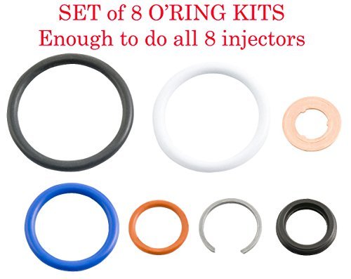 Product Cover 03-10 6.0L/4.5L Ford Power Stroke * G2.8 Injector Seal Kit * (Set of 8) # AP0002
