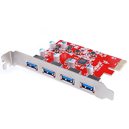 Product Cover Inateck 4 Ports PCI-E to USB 3.0 Express Card Compatible Mac Pro (Early 2008 to 2012 Late Version) KT4004