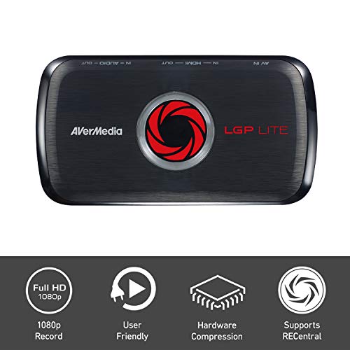 Product Cover AVerMedia AVerCapture HD, Game Streaming and Game Capture, High Definition 1080p, Ultra Low Latency, H.264 Hardware Encoding Game Recorder - USB Video Capture (GL310)