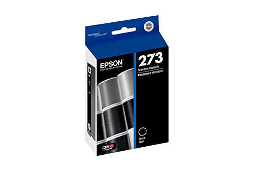Product Cover Genuine Epson 273 Color (Black/Photo Black/Cyan/Magenta/Yellow) Ink Cartridge 5-Pack (Includes 1 each of T273020,T273120, T27322