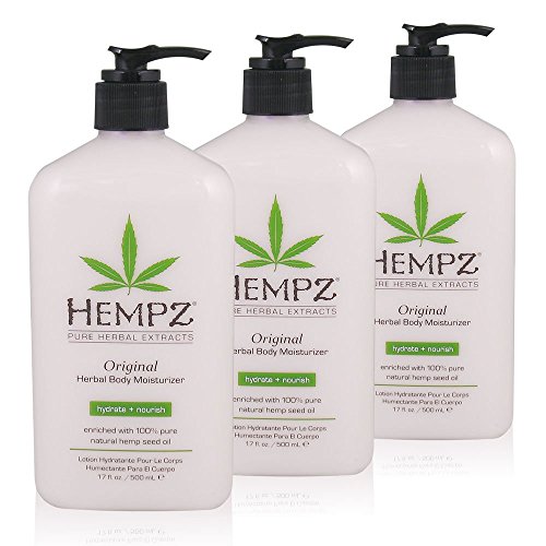 Product Cover Hempz Original Herbal Body Moisturizer, 17 oz, Pack of 3