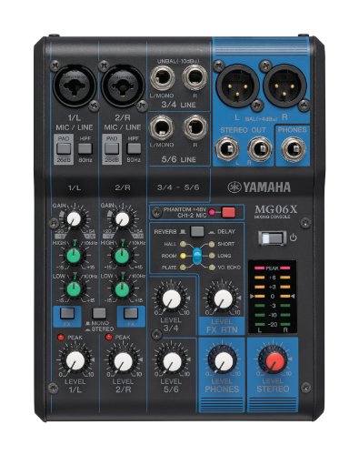 Product Cover Yamaha MG06X 6-Input Compact Stereo Mixer