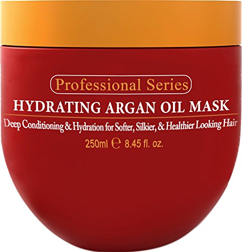 Product Cover Hydrating Argan Oil Hair Mask and Deep Conditioner By Arvazallia for Dry or Damaged Hair - 8.45 Oz