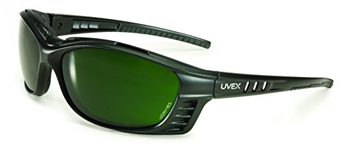 Product Cover UVEX by Honeywell S2608XP Uvex Livewire Sealed Safety Eyewear with Matte Black Frame, Shade 5.0 Lens Tint, UV Extreme  and Anti-Fog Lens Coating